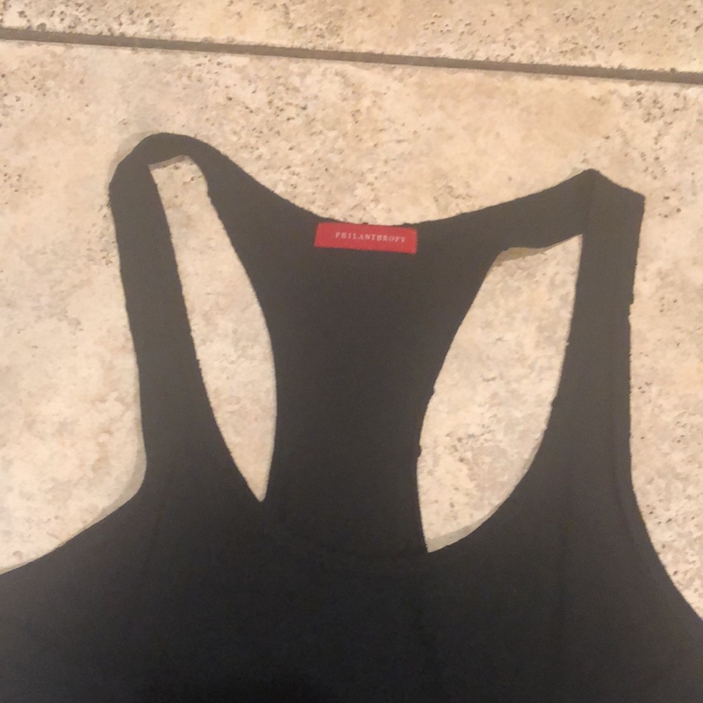n:Philanthropy Distressed Razor Back Tank Top - Picture 2 of 9